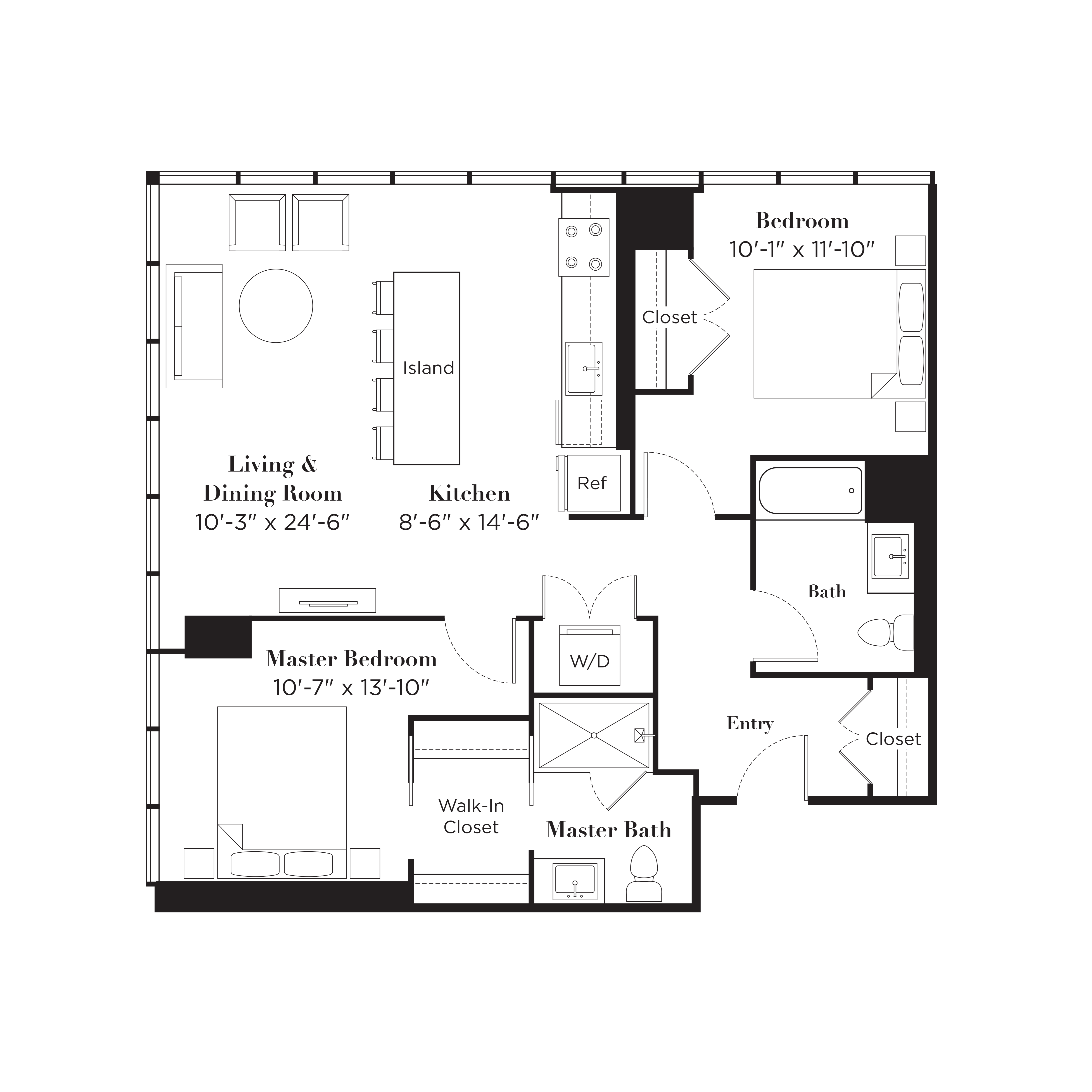 Floor Plans of milieu in Chicago, IL