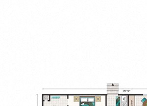Oak Creek Oak Creek 3 Bed 2 Bath Floor Plan at Maple Grove Rental Home Community in Lincoln, NE