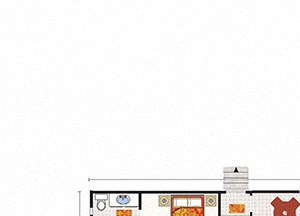 Skyline Skyline 3 Bed 2 Bath Floor Plan at Maple Grove Rental Home Community in Lincoln, NE
