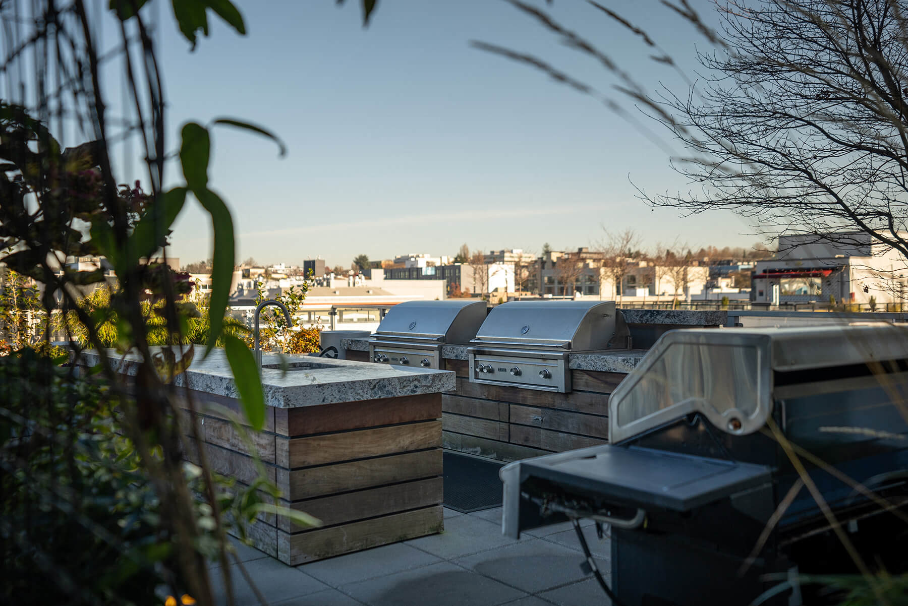 Grill Area at Infinity Apartments in Seattle WA