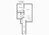 A17 one bedroom floorplan at Infinity Apartments in Seattle, WA