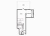 A21 one bedroom floorplan at Infinity Apartments in Seattle, WA