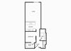 L30 one bedroom floorplan at Infinity Apartments in Seattle, WA