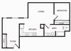 A32 floorplan at Infinity Apartments in Seattle, WA