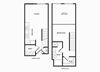L1 loft floorplan at Infinity Apartments in Seattle, WA