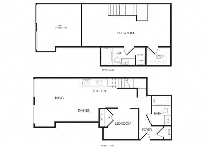 loft floor plan at infinity apartments in seattle wa