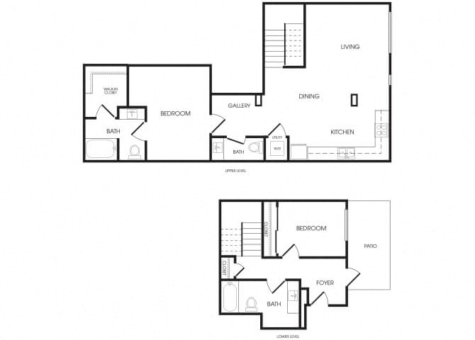 loft floor plan at infinity apartments in seattle wa