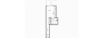 S3 Studio floor plan at Infinity Apartments in Seattle, WA