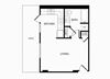 S5 Studio Floor plan at at Infinity Apartments in Seattle, WA