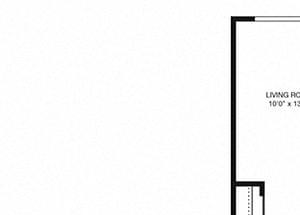 A1 floorplan at the Douglas Apartments in Denver