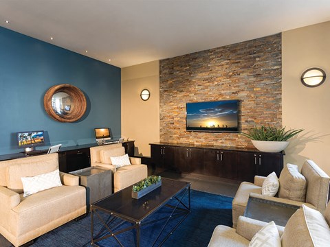 Coworking Lounge at The Douglas Apartments in Denver