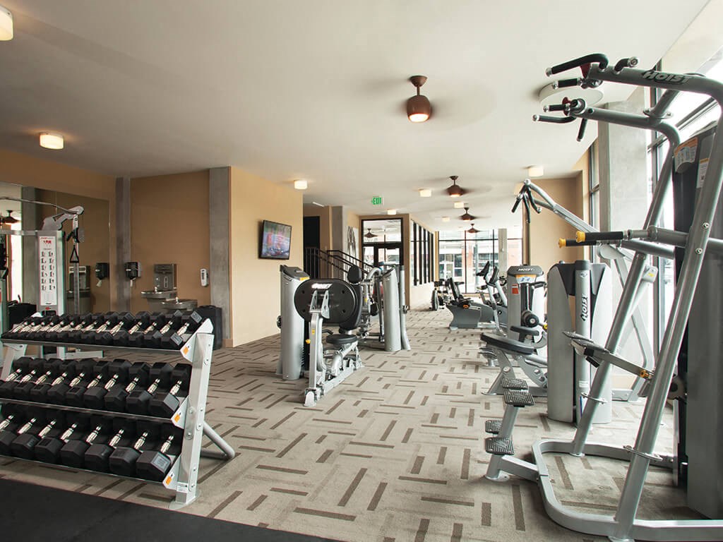 Fitness Center at The Douglas Apartments in Denver