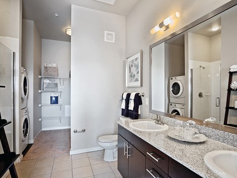Bathroom at The Douglas Apartments in Denver