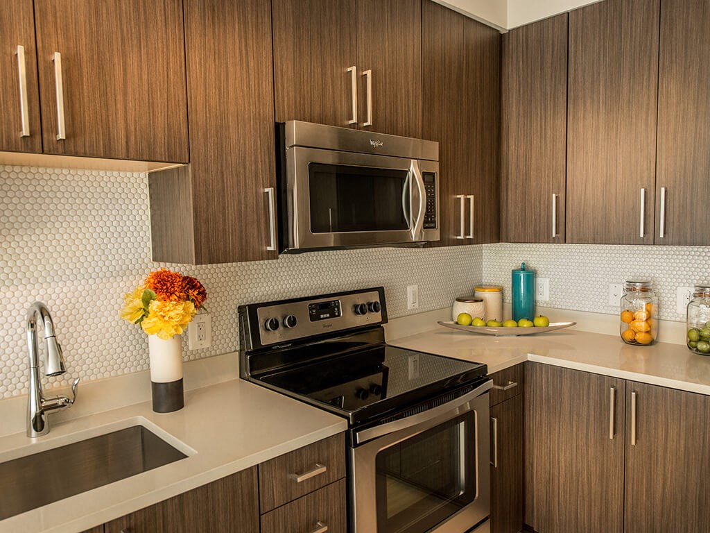 Kitchen shot at Fenwick Apartments in Silver Spring, MD