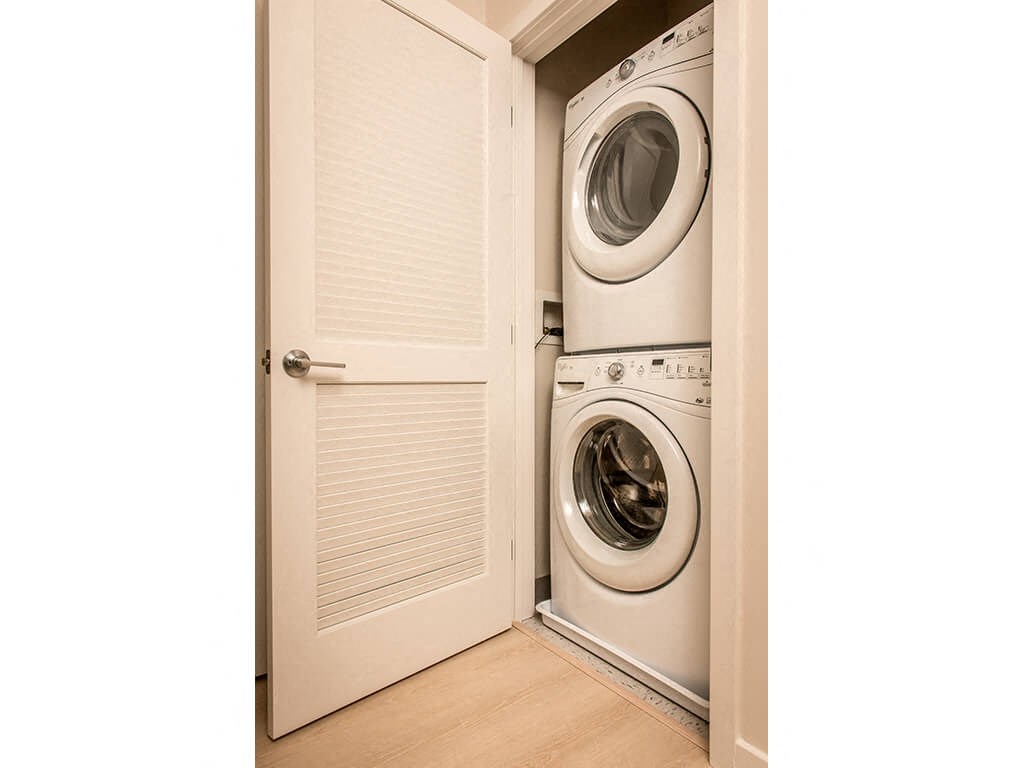 Washer and dryer at Fenwick Apartments in Silver Spring, MD