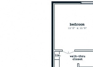 A05 floorplan at Fenwick Apartments in Silver Spring, MD