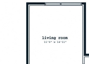 A08 floorplan at Fenwick Apartments in Silver Spring, MD