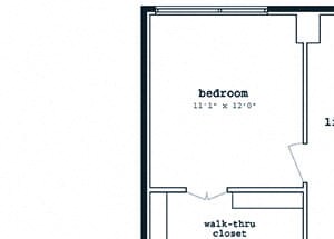 A18 floorplan at Fenwick Apartments in Silver Spring, MD