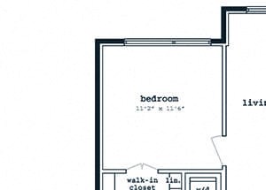 B04 floorplan at Fenwick Apartments in Silver Spring, MD