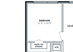 B07 floorplan at Fenwick Apartments in Silver Spring, MD