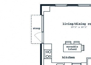 B10 floorplan at Fenwick Apartments in Silver Spring, MD