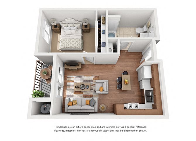 1 bed 1 bath floorplan 1 bed 1 bath floorplan, at Villa Del Sol, Santa Maria California