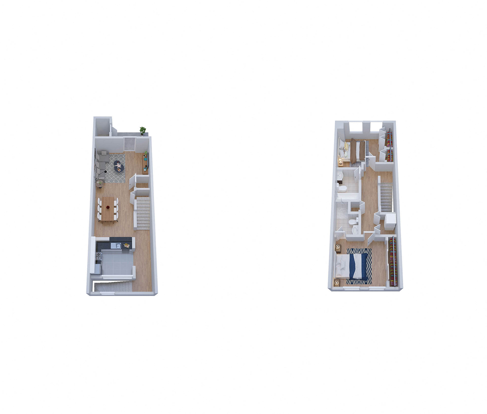 Monarch First and Second Floor Plan