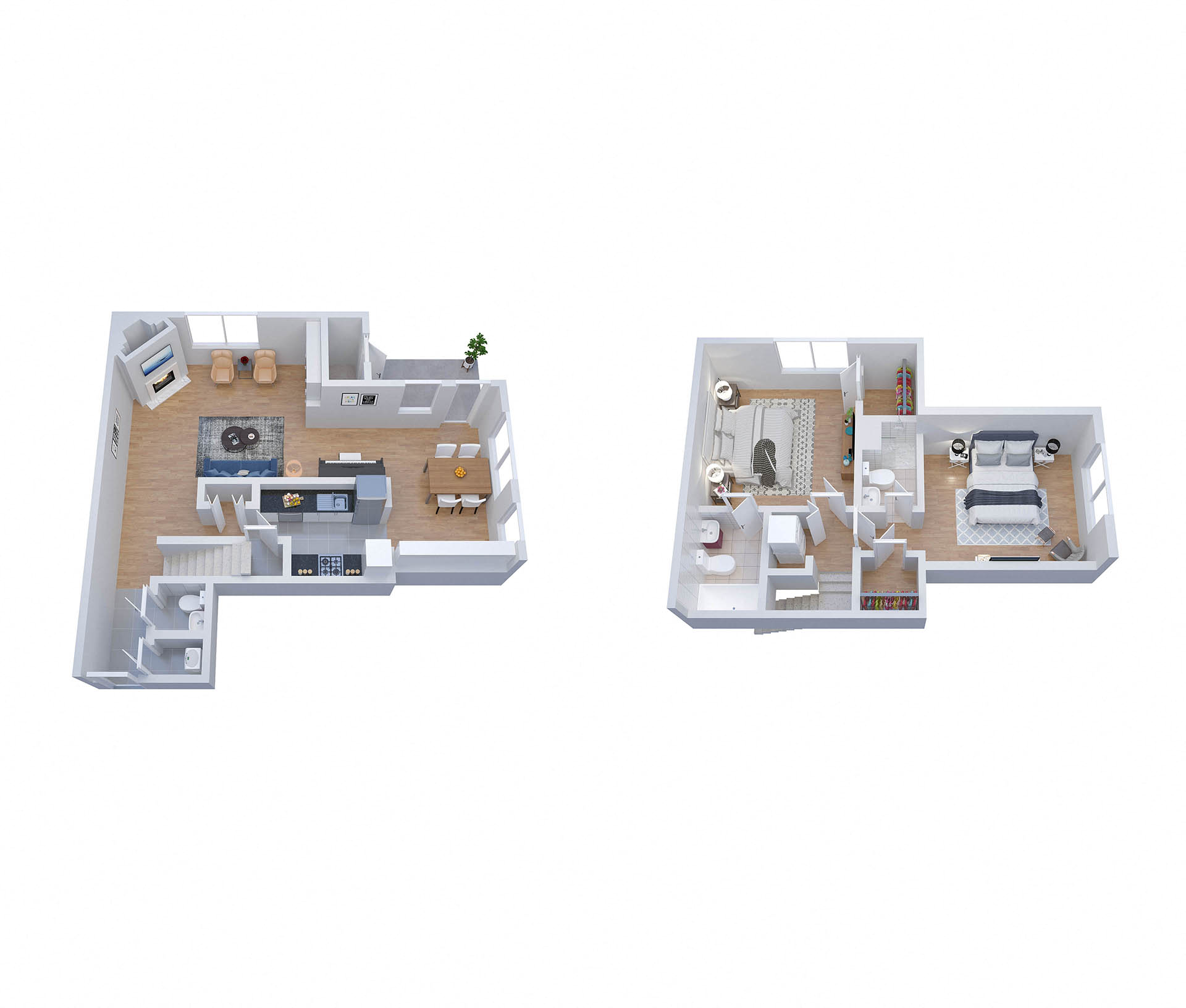 Oxford first and second floor plan