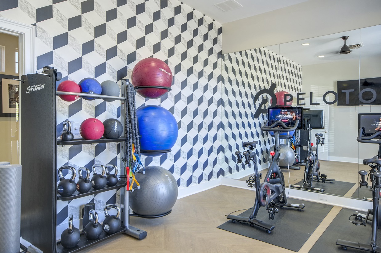 Reserve at Town Center fitness center.