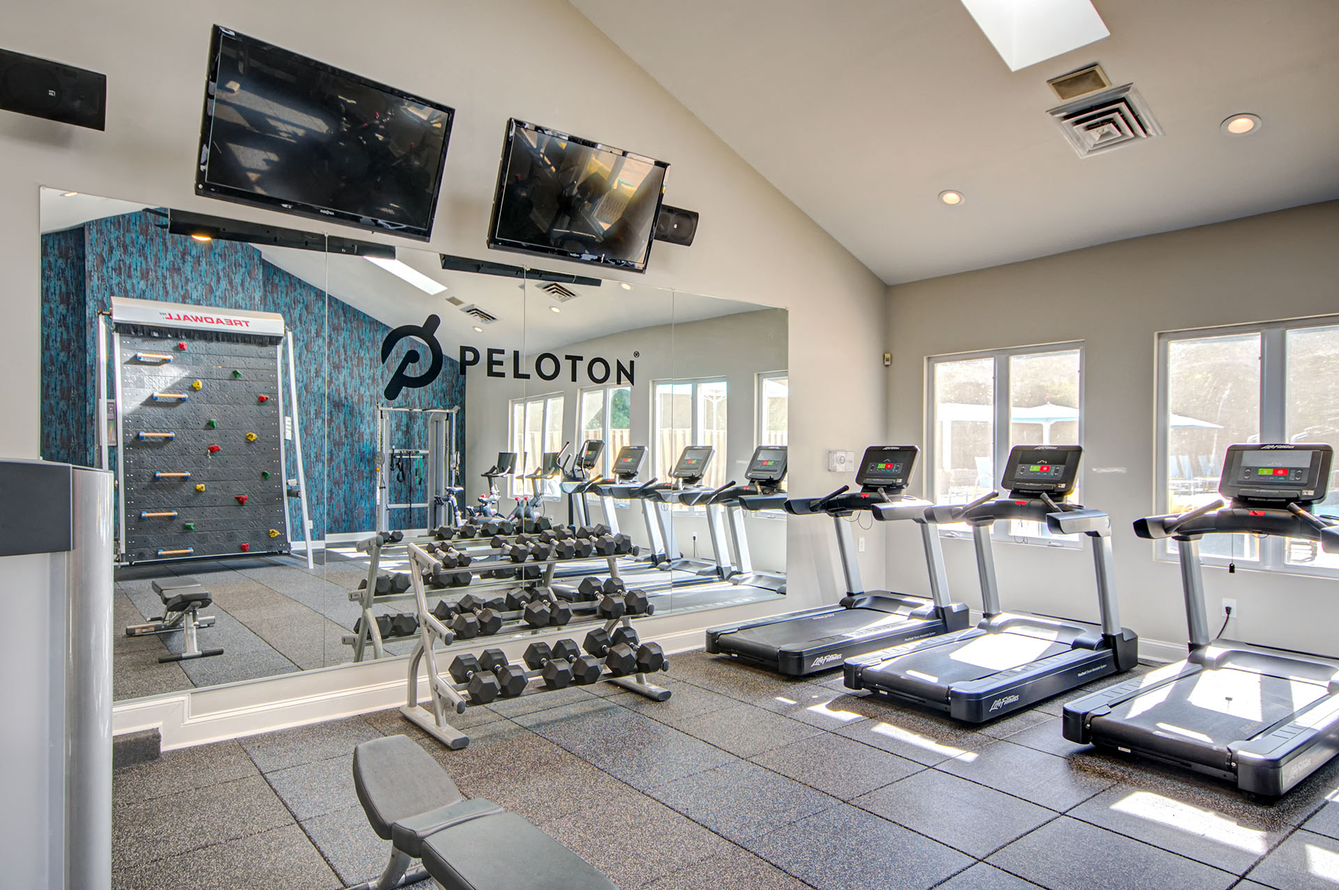 Woodside fitness center.