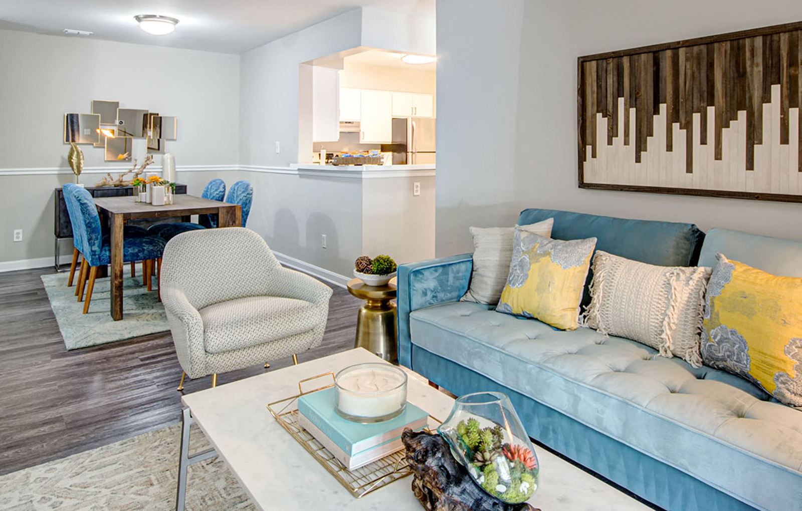 Woodside living room.