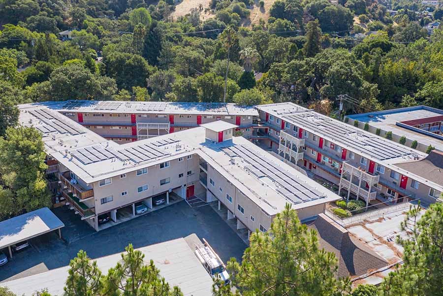 view of community l Lotus Apartments in Martinez CA