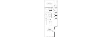 Alexan 100 Apartments LW3 Floor Plan