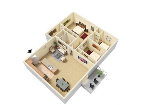 26680 Loganberry Dr Studio-3 Beds Apartment for Rent - Photo Gallery 15