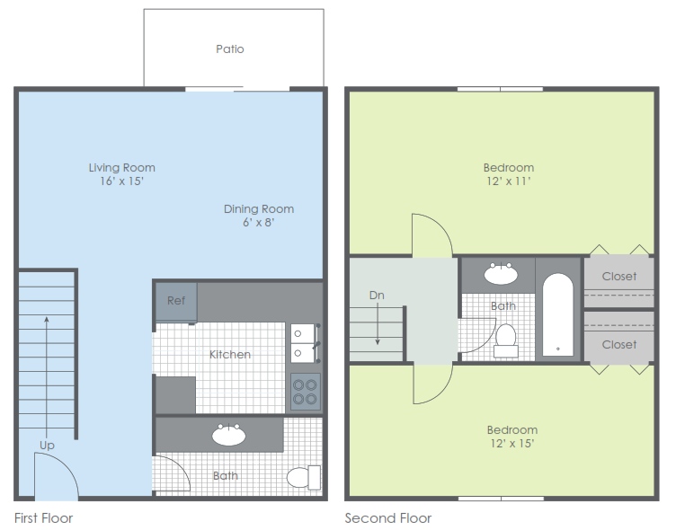 Two Bedroom - Woodland