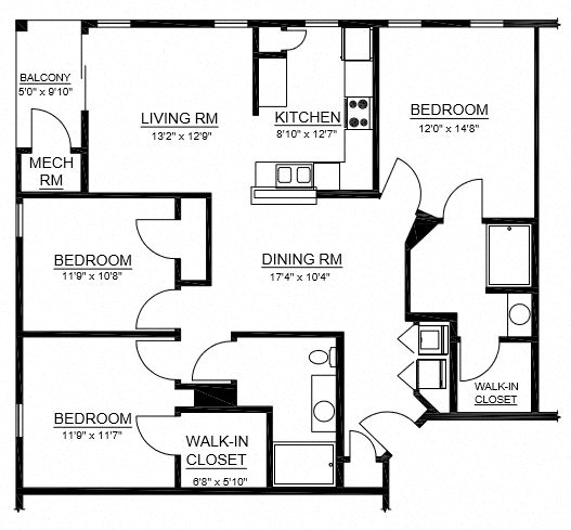 C1 3 Bed 2 Bath