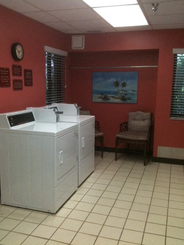 laundry facility at Casa Santa Marta I Senior Apartments in Sarasota, FL
