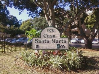 Casa Santa Marta I Senior Apartments in Sarasota, FL signage