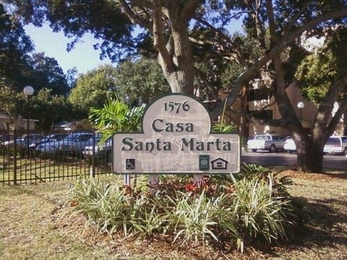 Casa Santa Marta I Senior Apartments in Sarasota, FL signage - Photo Gallery 1