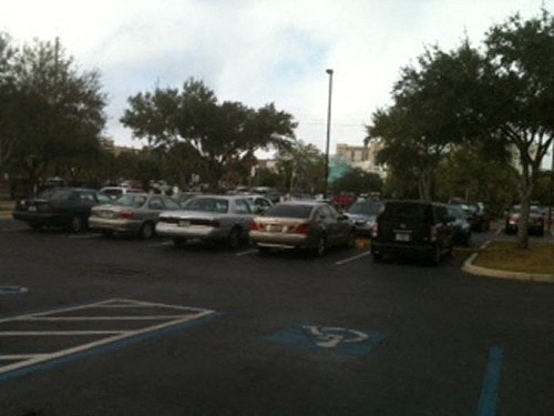 parking lot on-site at Casa Santa Marta II Senior Apartments in Sarasota, FL