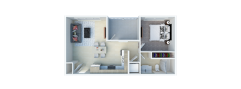 1x1 floor plans available at Ageno Apartments | Livermore, CA