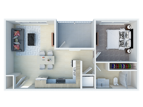 1x1 floor plans available at Ageno Apartments | Livermore, CA