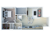 Ageno Apartments | 1 bedroom 1 bathroom floor plan 1x1 units available at Ageno Apartments in Livermore, CA