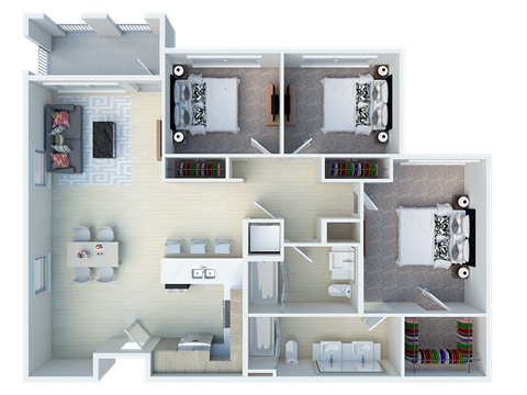 3x2 floor plans available | Ageno Apartments in Livermore, CA