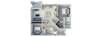 2x1 floor plans available | Ageno Apartments in Livermore, CA
