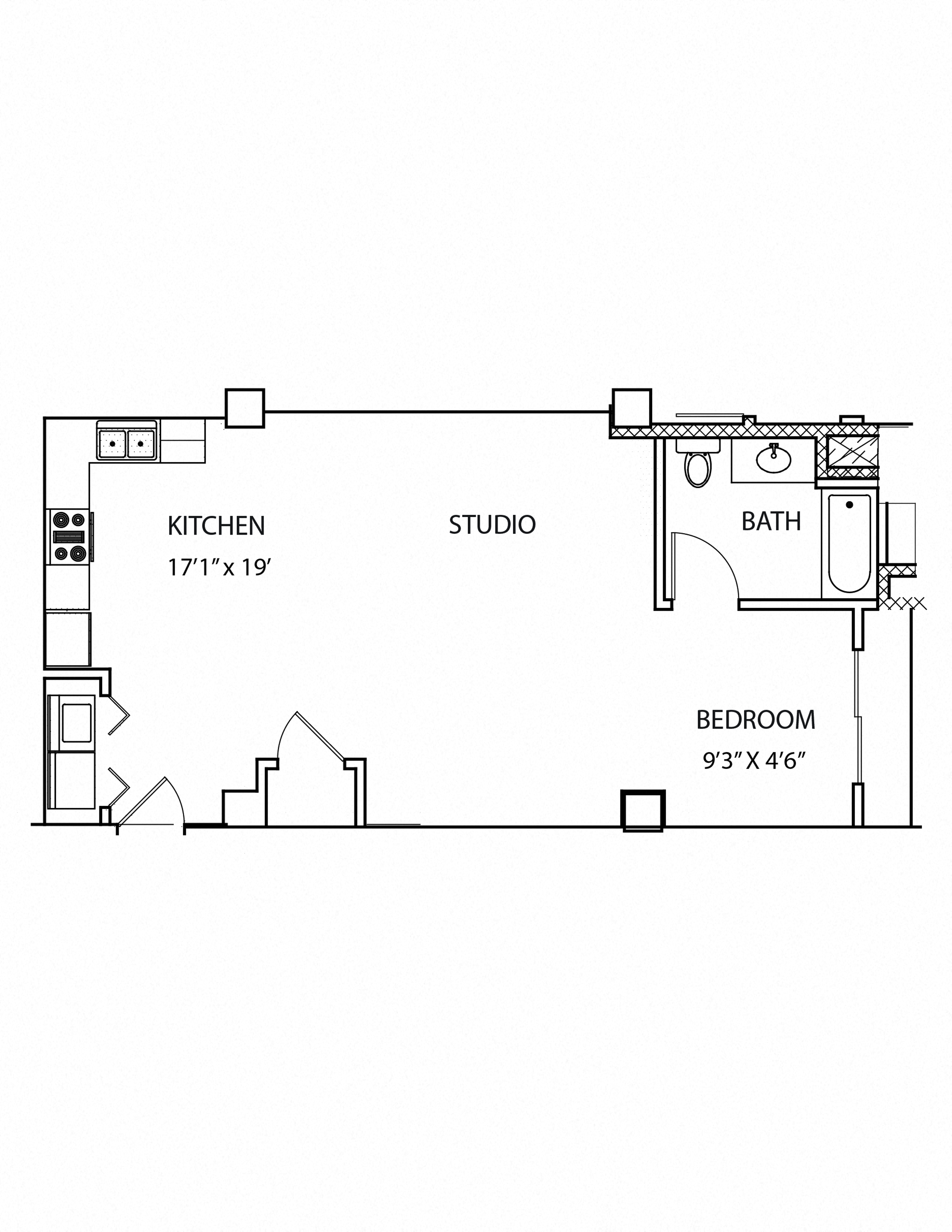 S21 Floor Plan at Residences at Forest Park, Missouri
