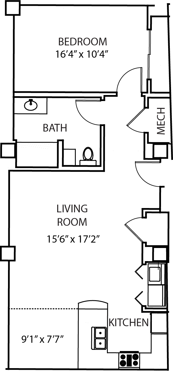 Units 210-610 at Residences at Forest Park, Saint Louis, MO