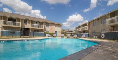 Pool View at Enclave Apartments, Texas