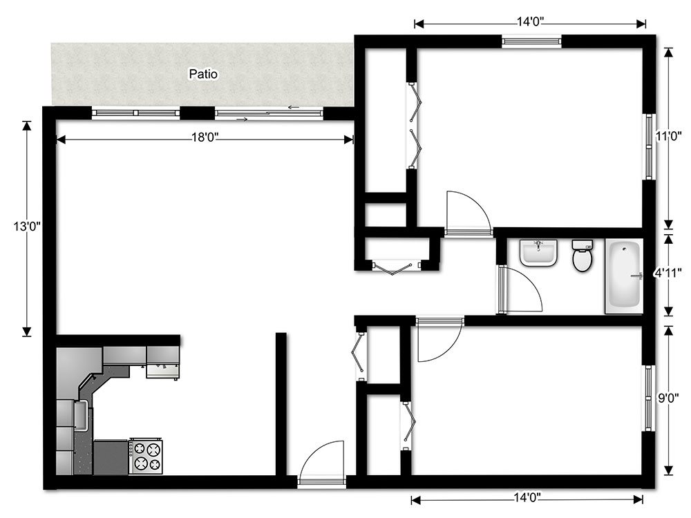 Harpers Landing Apartments Two Bedroom Floor Plan Harpers Landing Apartments Two Bedroom Floor Plan