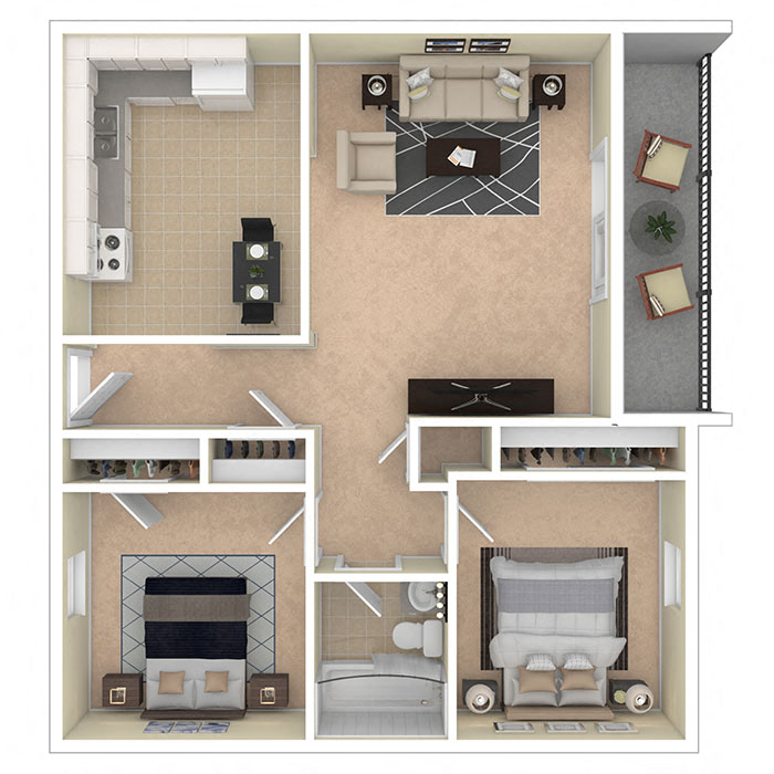 TWO BEDROOM